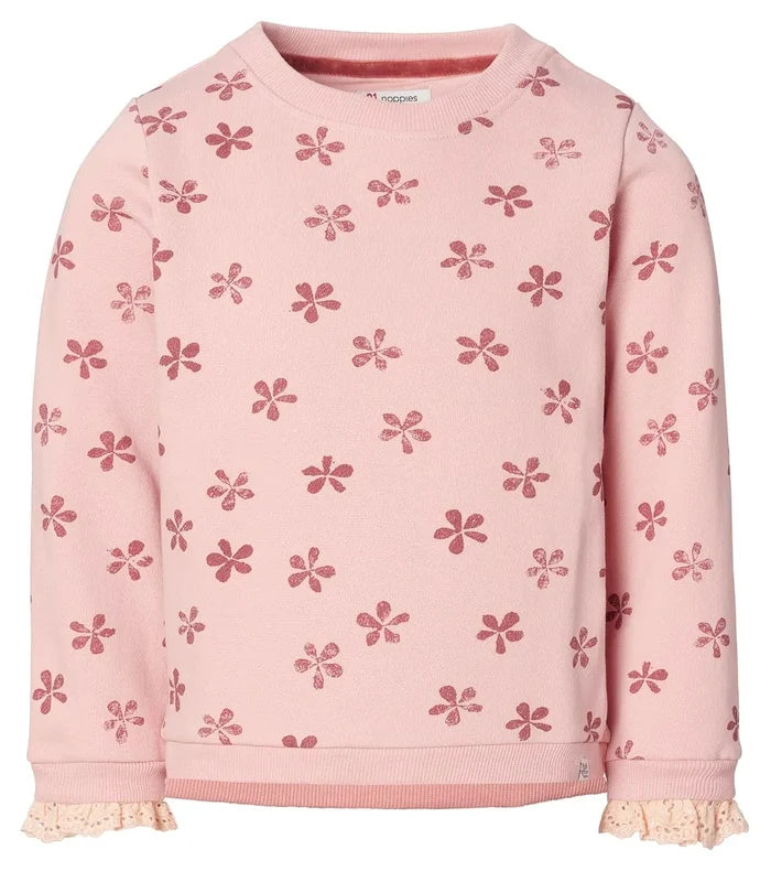 Noppies Kalona Misty Rose Longsleeve Girls Sweater