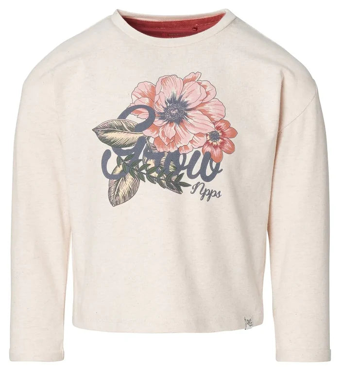 Noppies Kingsville Oatmeal Longsleeve Girls Tee