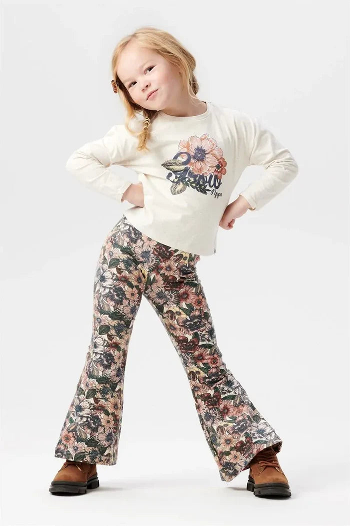 Noppies Kingsville Oatmeal Longsleeve Girls Tee