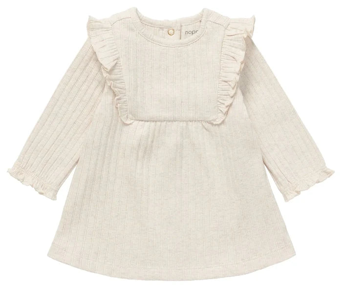 Noppies Lowell Oatmeal Girls Longsleeve Dress