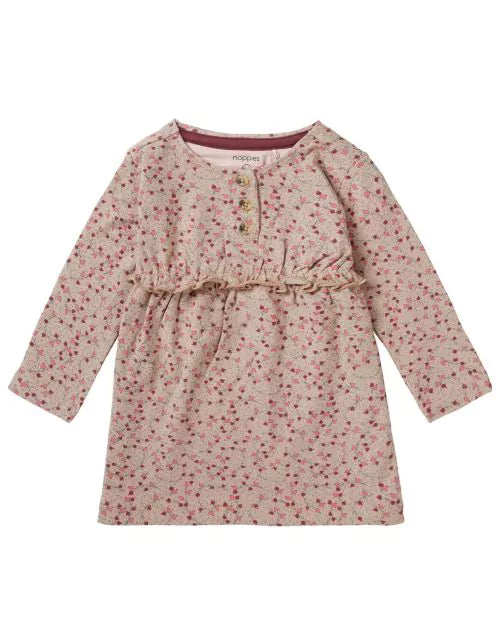 Noppies Villisca Long Sleeve Dress - Taupe