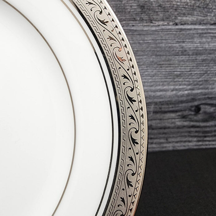 Noritake Legendary Crestwood Platinum Set of 3 Salad Plate 8.5" Plates 4166