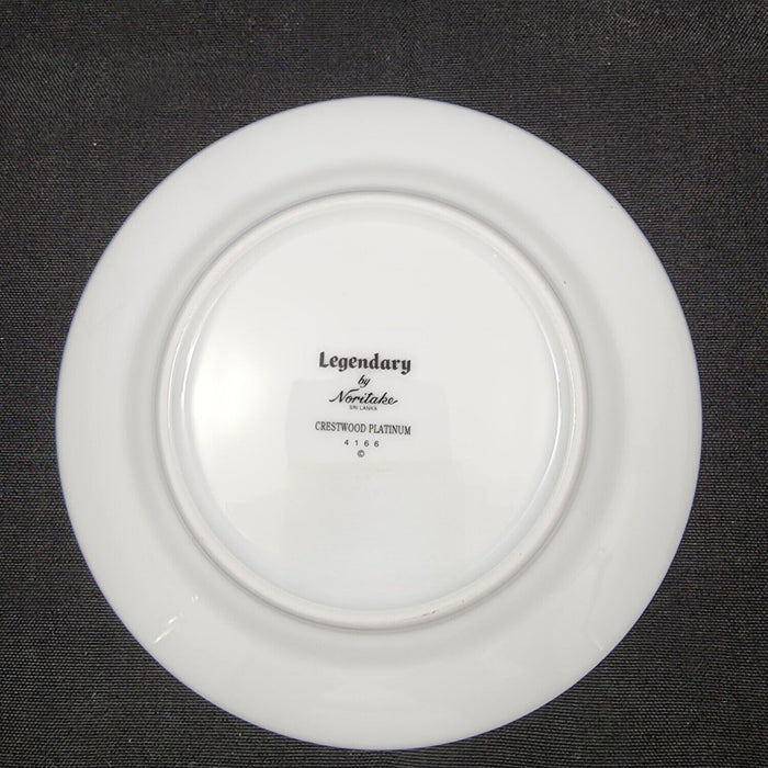 Noritake Legendary Crestwood Platinum Set of 3 Salad Plate 8.5" Plates 4166