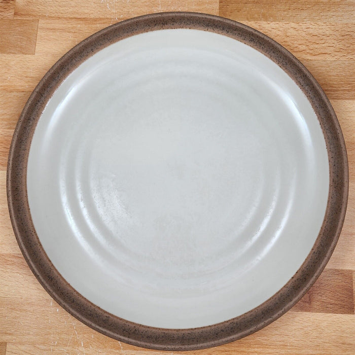 Noritake Madera Ivory Set of 4 Dinner Plate 8474 Stoneware Dinnerware 10 3/8 in