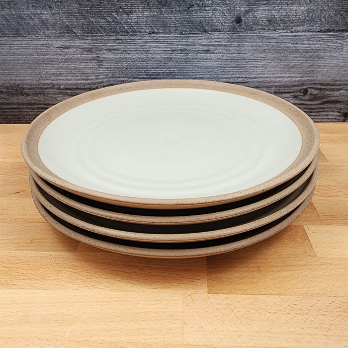 Noritake Madera Ivory Set of 4 Dinner Plate 8474 Stoneware Dinnerware 10 3/8 in