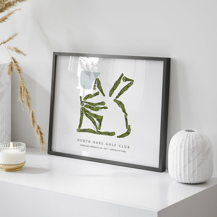 North Oaks Golf Club | Golf Course Map | On Table
