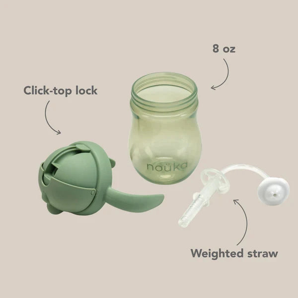 Nouka Non-Spill Weighted Straw Cup 8oz