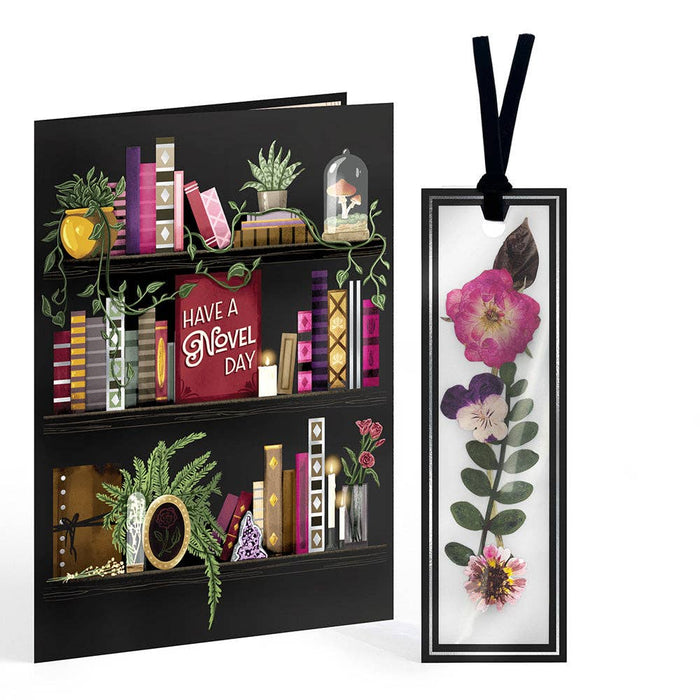 Novel Day Petal Pressed™ Bookmark Card 5x7"