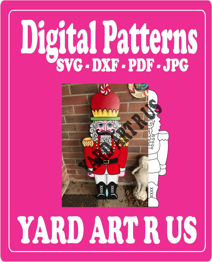 Nutcracker Digital Pattern; SVG, DXF, PDF, and JPG file options