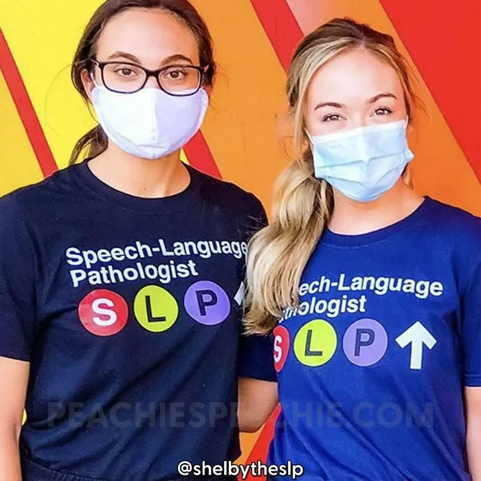 NYC SLP Classic Tee - Navy / S - T-Shirts & Tops peachiespeechie.com