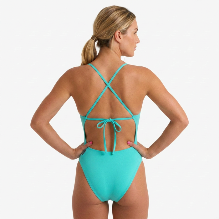 Ocean Tie-Back One-Piece Training Swimsuit by Norca - Norca Athletic Swimwear