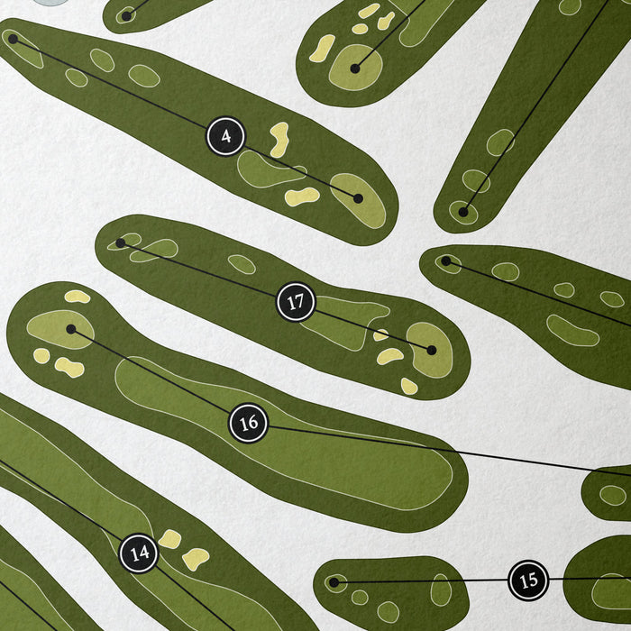 Olde Barnstable Fairgrounds Golf Club | Golf Course Map | Close Up