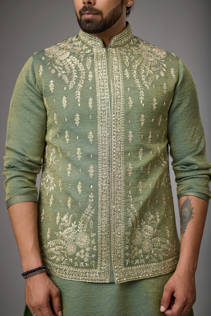 Olive Sage festive wear for men