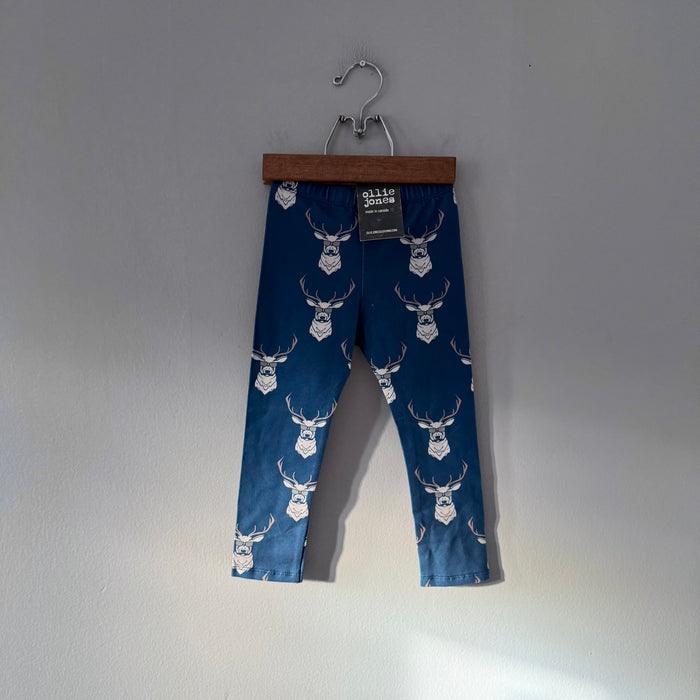 Ollie Jones / Blue leggings / 2T - New with tag