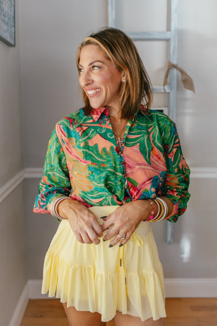 On Island Time Top - Macoma Boutique120 Long Sleeve