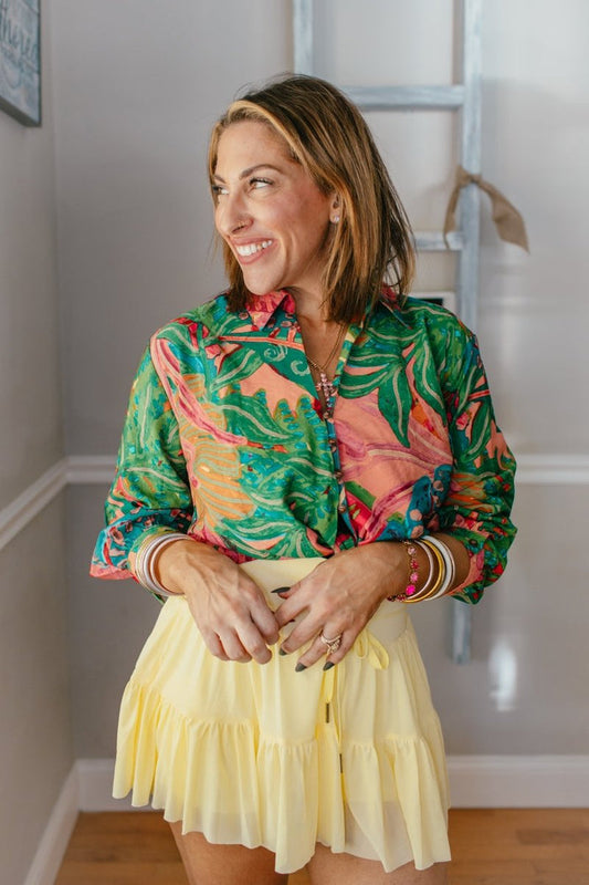 On Island Time Top - Macoma Boutique120 Long Sleeve