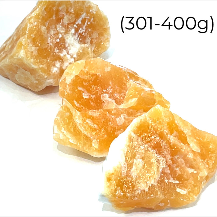 Orange Calcite Raw Gemstone