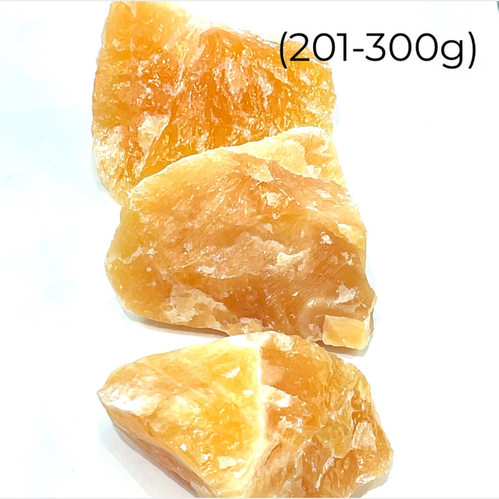 Orange Calcite Raw Gemstone