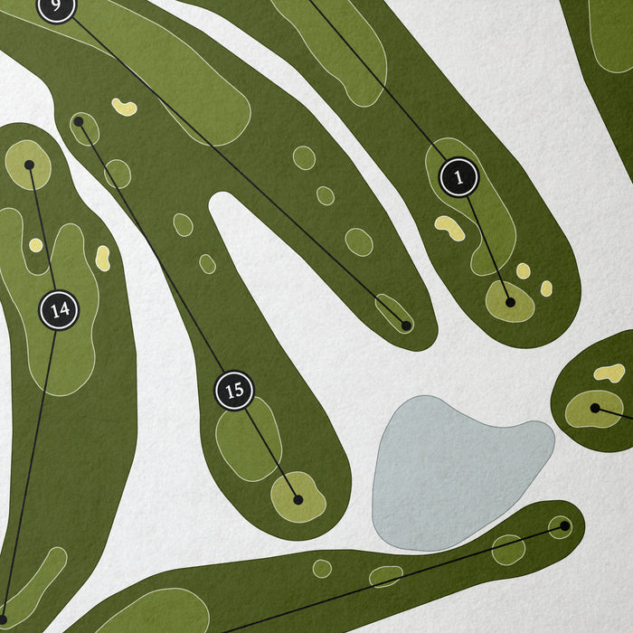 Orchard Creek Golf Club | Golf Course Map | Close+Up