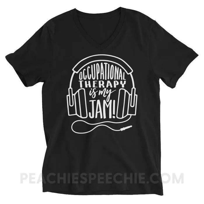 OT Jam Soft V-Neck - S - T-Shirts & Tops peachiespeechie.com