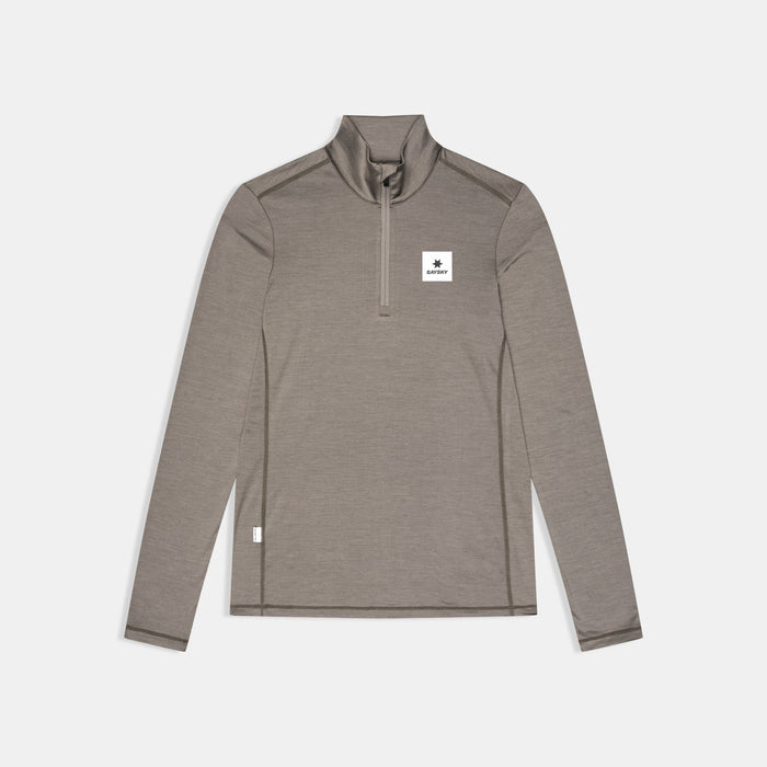 Saysky Pace Half Zip Long Sleeve Taupe 8005 SW20002