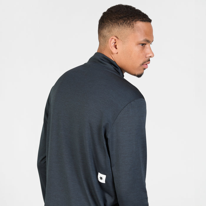 Saysky Pace Half Zip Long Sleeve Black 9001 SM20014