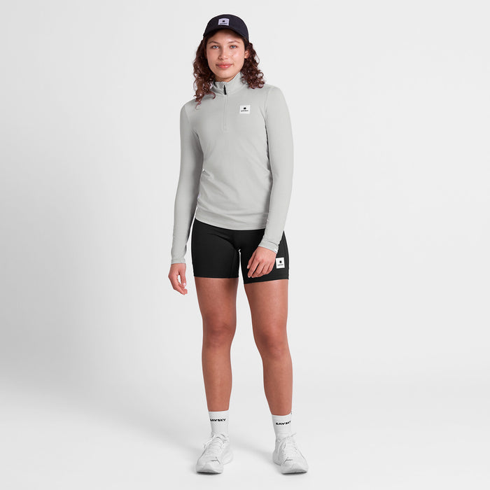 Saysky Pace Half Zip Long Sleeve Grey 6008 SW20002