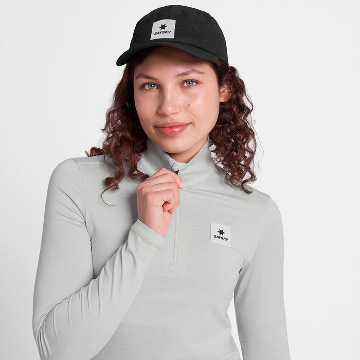 Saysky Pace Half Zip Long Sleeve Grey 6008 SW20002