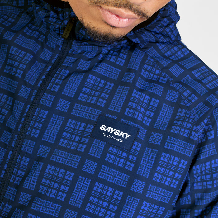 Saysky Pace Jacket Blue Checker 1077 SM10019