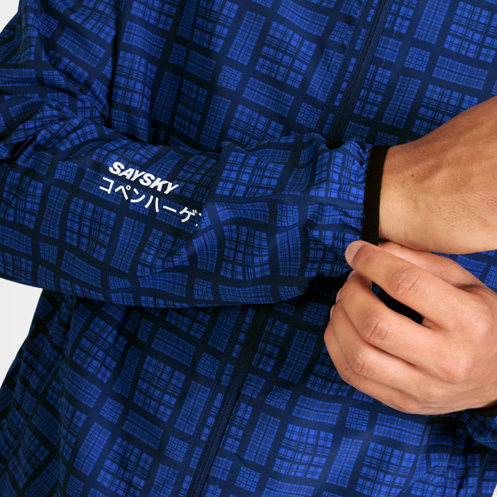 Saysky Pace Jacket Blue Checker 1077 SM10019