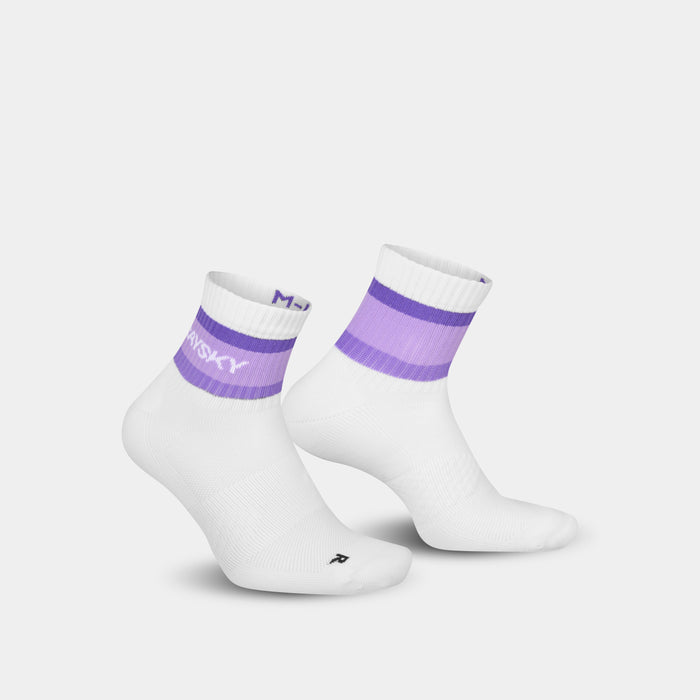 Saysky Pace Quarter Socks Purple 715 SA80013