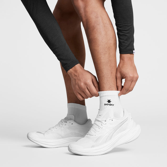 Saysky Pace Quarter Socks White 101 SA80013