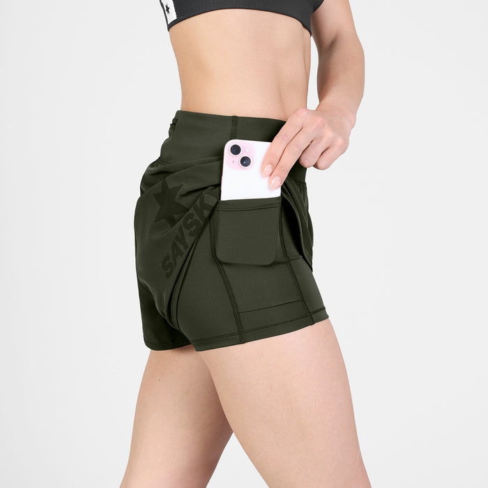 Saysky Pace Shorts 3'' Green 301 SW40001