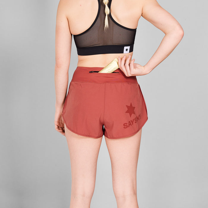 Saysky Pace Shorts 3'' Red 505 NWRSH24C505