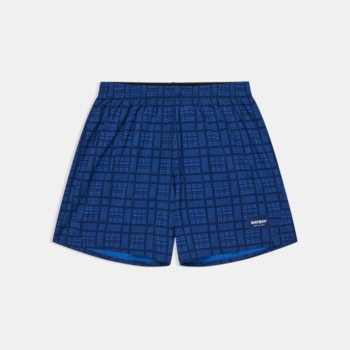 Saysky Pace Shorts 5'' Blue Checker 1077 SM40017