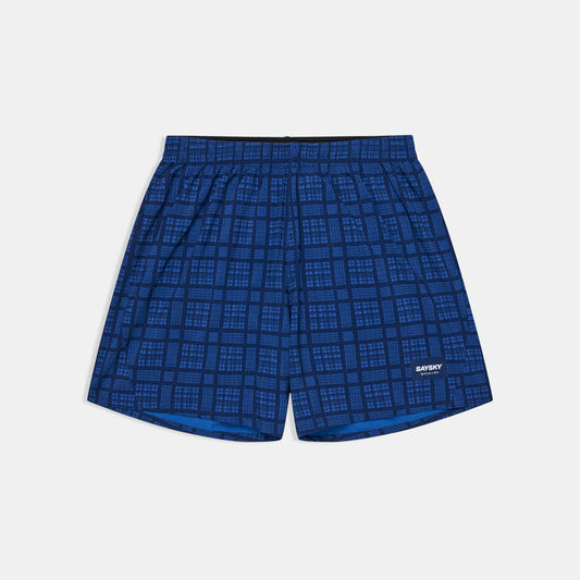Saysky Pace Shorts 5'' Blue Checker 1077 SM40017