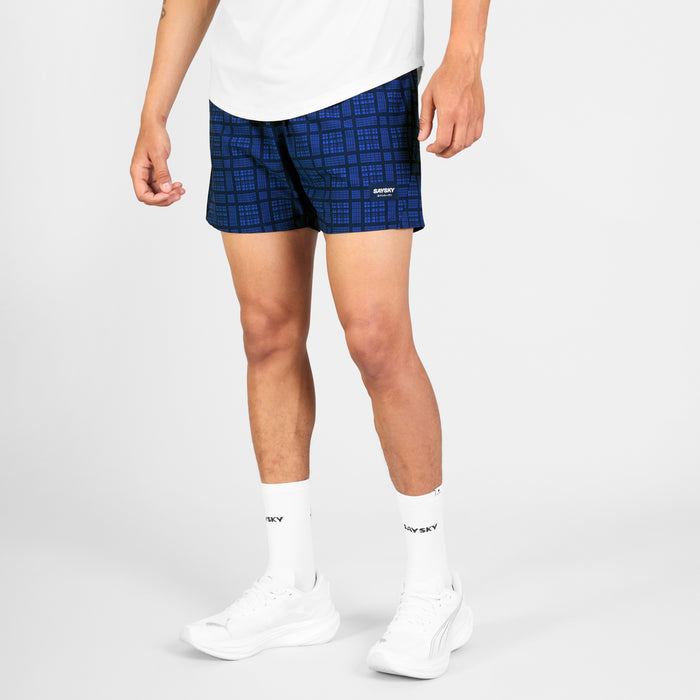Saysky Pace Shorts 5'' Blue Checker 1077 SM40017