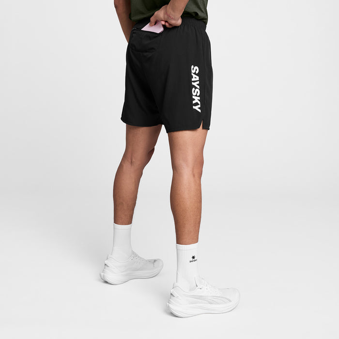 Saysky Pace Shorts 6\" Black 901 SM40004