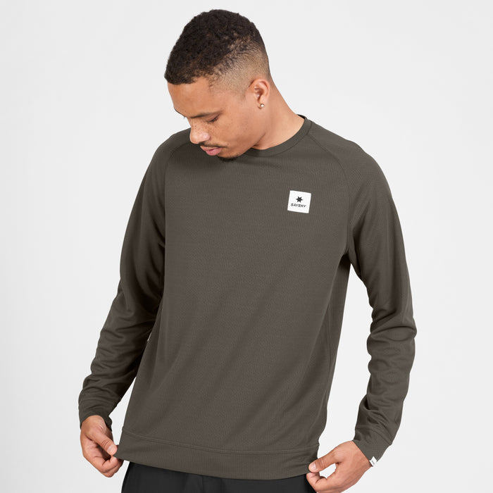Saysky Pace Tech Long Sleeve Brown 724 SM20013