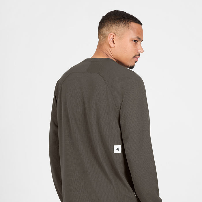 Saysky Pace Tech Long Sleeve Brown 724 SM20013