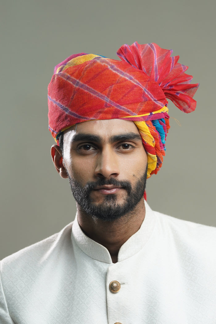 Pachranga Leheriya Jodhpuri Safa