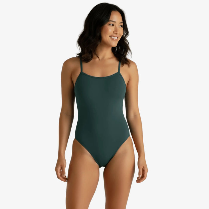 Palm Open Back Performance Training Swimsuit - Norca Athletic Swimwear