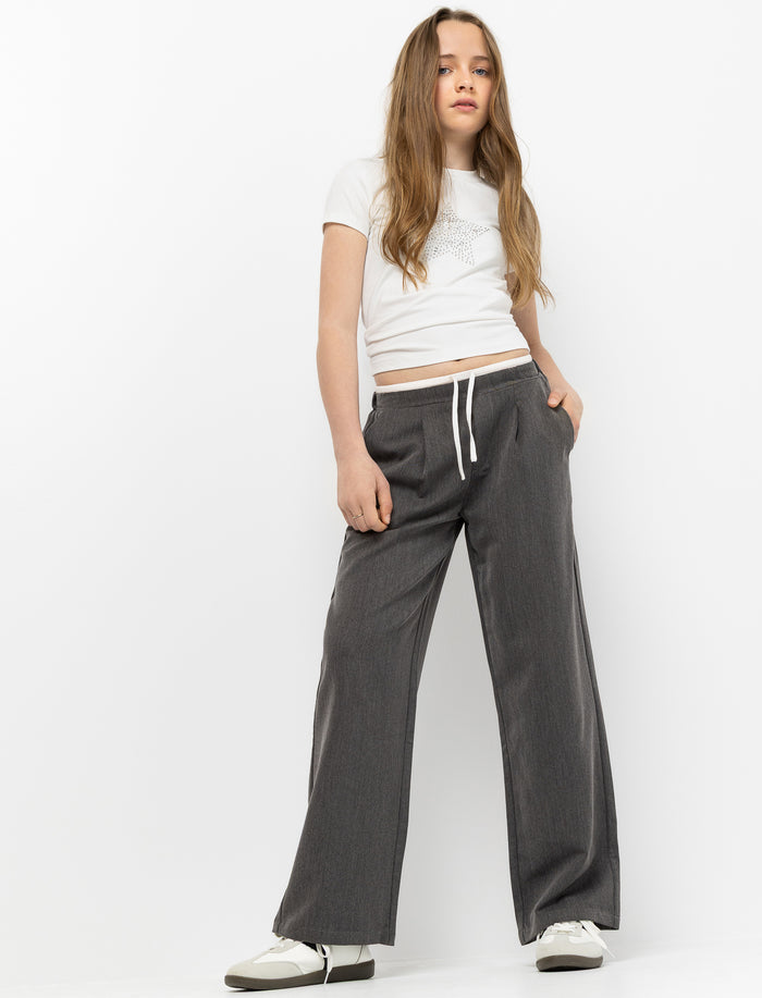 Pantalon à carreaux pour fille