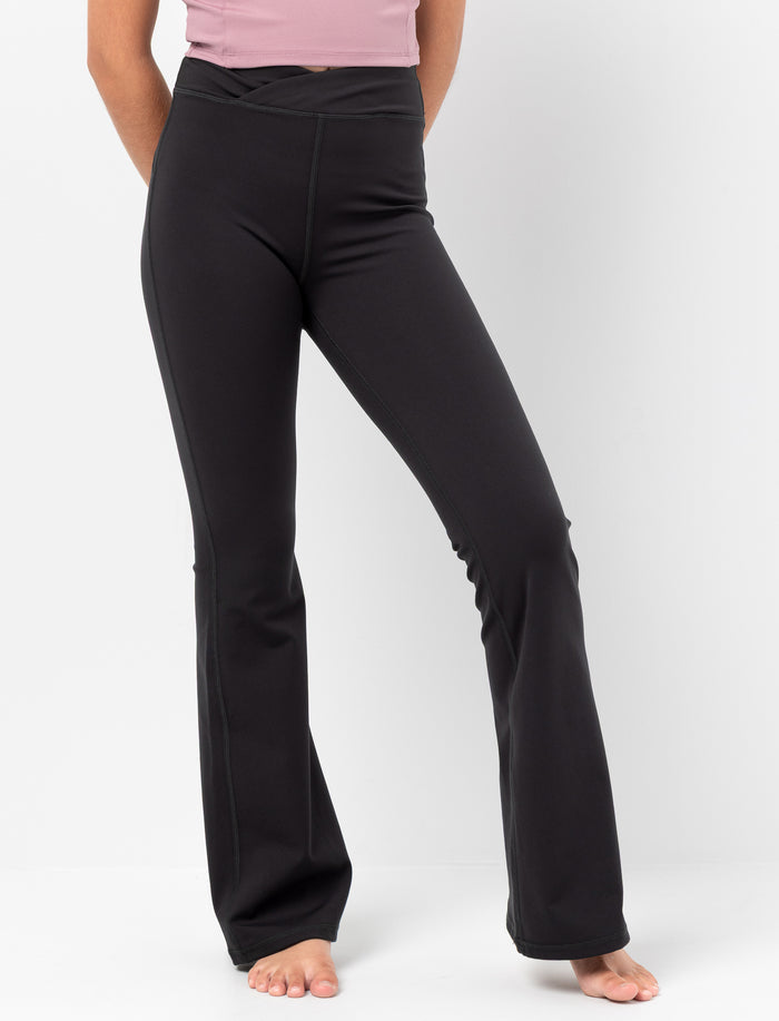 Pantalon à coupe ajustée uni pour fille
