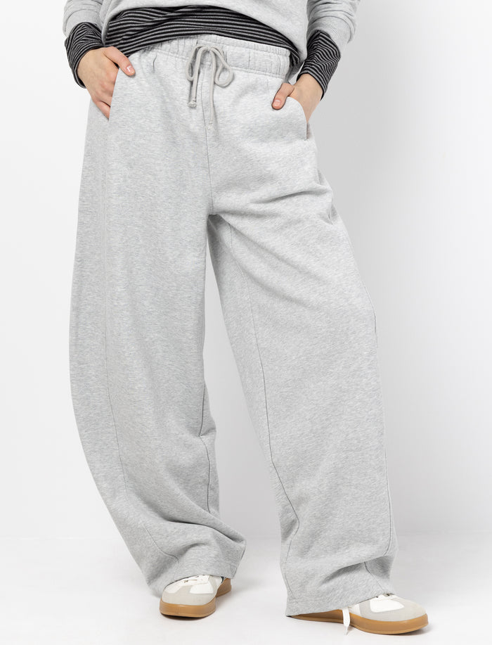 Pantalon à jambe ballon uni