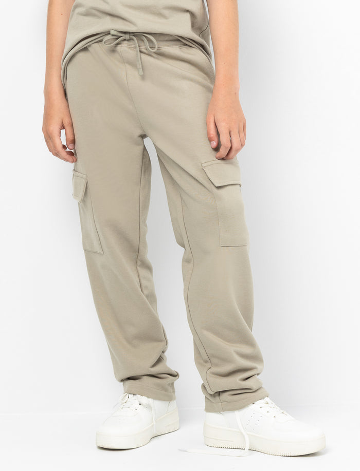 Pantalon cargo uni pour garçon