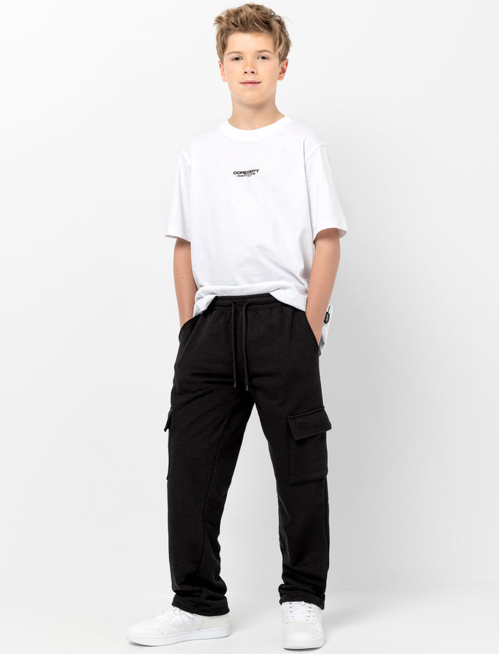 Pantalon cargo uni pour garçon