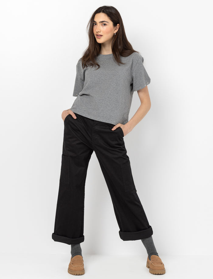 Pantalon cargo uni