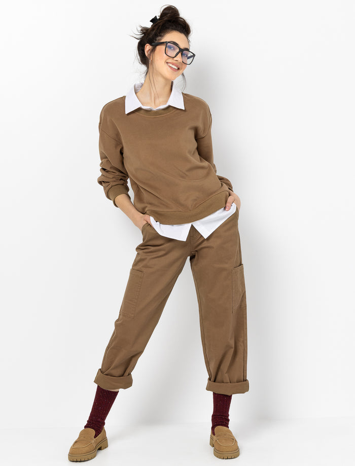 Pantalon cargo uni