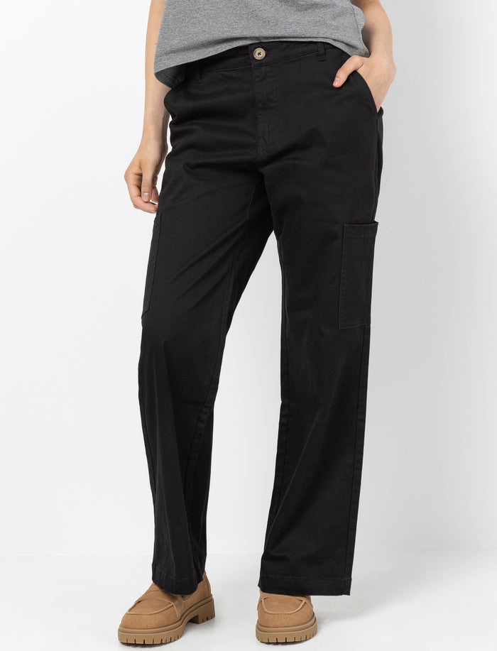 Pantalon cargo uni